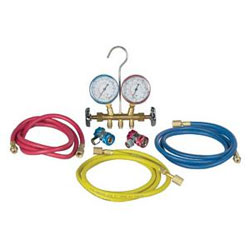 Robinair Brass Manifold, Hose Set And Service Couplers - Tool Chest